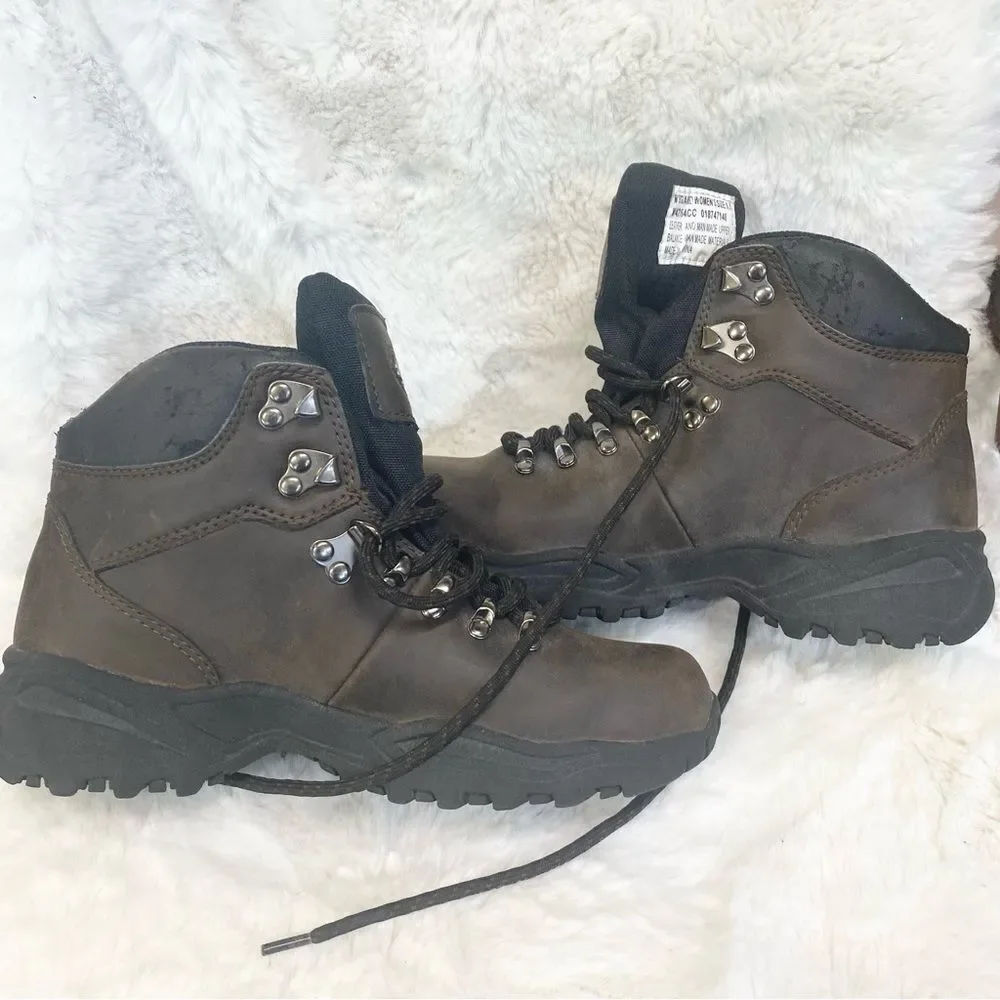 Alpine Design Grand woman brown leather waterproof hiking boots 6.5 - Picture 14 of 14